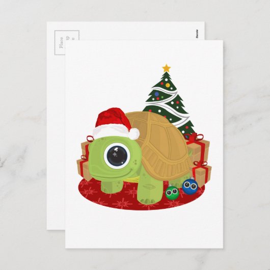 Weihnachten - Schildkröte (Vorne/Hinten)