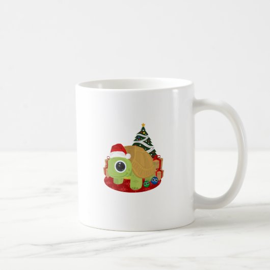 Weihnachten - Schildkröte Kaffeetasse (Rechts)