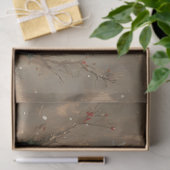 Weihnachten Schipperke Hund mit Red Bow Decoupage Seidenpapier (Geschenk)