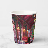 Weihnachten Schlafen Express Restaurant Pappbecher (Links)