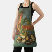 Weihnachten, Schlaftiere am Kamin Schürze (InSitu)