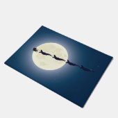 Weihnachten, Schlitten und F-16-Jets Militärweihna Fußmatte (Schrägansicht)
