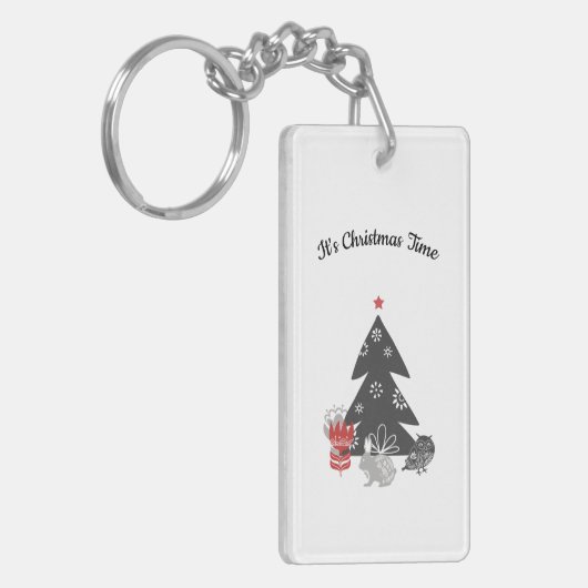 Weihnachten Schlüsselanhänger (Vorderseite links)