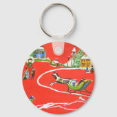 Weihnachten Schlüsselanhänger (Vorderseite)
