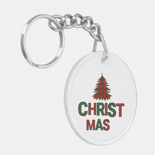 Weihnachten Schlüsselanhänger (Vorderseite links)