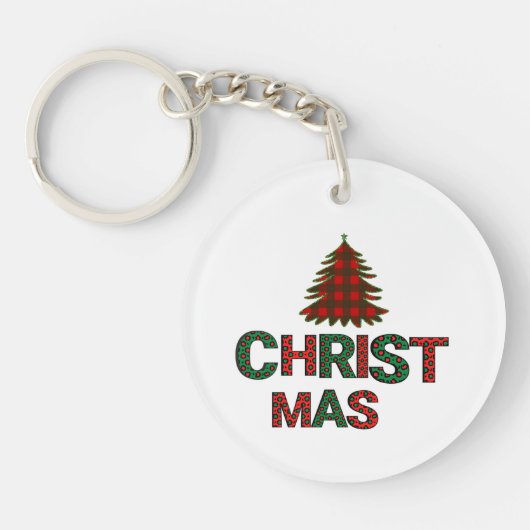 Weihnachten Schlüsselanhänger (Vorderseite)