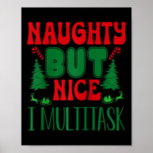 Weihnachten schmutzig aber schön Ich Multitasking Poster