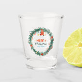 Weihnachten Schnapsglas (Vorderseite)
