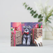 Weihnachten - Schnauzer - Artillerist (Stehend Vorderseite)