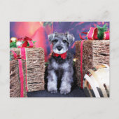 Weihnachten - Schnauzer - Artillerist (Vorderseite)