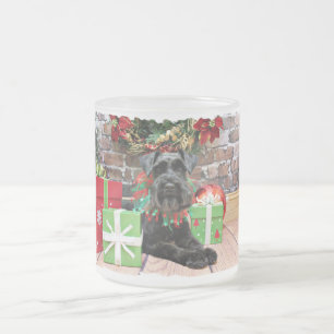 Weihnachten - Schnauzer - Fergie Mattglastasse
