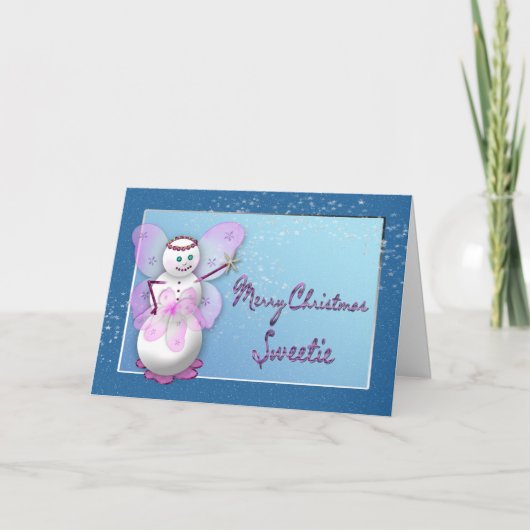 WEIHNACHTEN - SCHNEE-FEE - MAGISCH (Vorderseite)