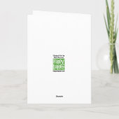 Weihnachten: Schnee-Paar Parents Karte (Rückseite)