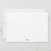 Weihnachten Schneeflocken Frohe Weihnachts-Foto (Rückseite)