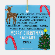 Weihnachten Schneeflocken Mini 15 Word Puzzle