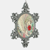 Weihnachten Schneeflocken Zinn-Ornament (Links)