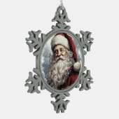 Weihnachten Schneeflocken Zinn-Ornament (Links)