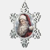 Weihnachten Schneeflocken Zinn-Ornament (Rechts)