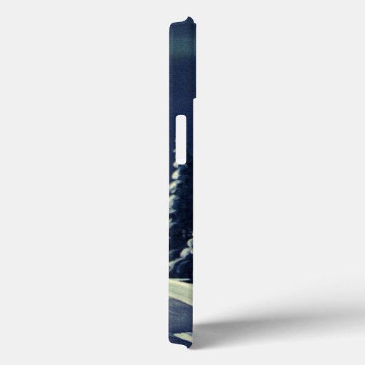 Weihnachten, Schneegel Walking mit einem Stern Case-Mate iPhone Hülle (Rückseite / Rechts)