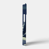 Weihnachten, Schneegel Walking mit einem Stern Case-Mate iPhone Hülle (Rückseite / Rechts)