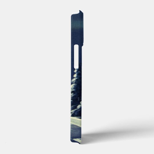 Weihnachten, Schneegel Walking mit einem Stern Case-Mate iPhone Hülle (Rückseite / Rechts)