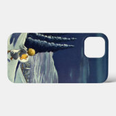 Weihnachten, Schneegel Walking mit einem Stern Case-Mate iPhone Hülle (Rückseite (Horizontal))