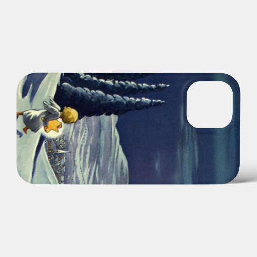 Weihnachten, Schneegel Walking mit einem Stern Case-Mate iPhone Hülle (Rückseite (Horizontal))