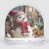 Weihnachten - Schneeglobe Schneekugeln (Rückseite)