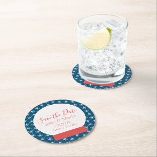 Weihnachten Schneekugel Schneeflocken Termin vorme Runder Pappuntersetzer