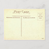 Weihnachten, Schneemann Feiertagspostkarte (Rückseite)