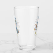 Weihnachten Schneemann Glas (Rechts)