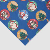 Weihnachten, Schneemann, Rentier Seidenpapier (Ausschnitt)