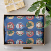 Weihnachten, Schneemann, Rentier Seidenpapier (Geschenk)