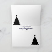 Weihnachten, Schneestation Feiertagskarte (Innenseite)