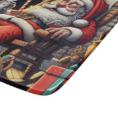Weihnachten Schneidebrett (Ecke)