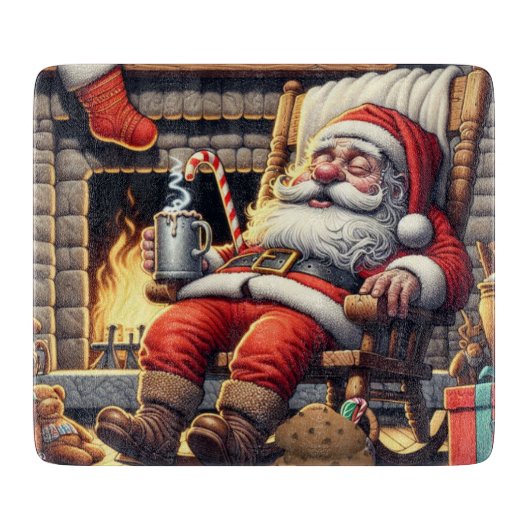 Weihnachten Schneidebrett (Vorderseite)
