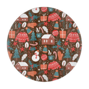 Weihnachten Schneidebrett