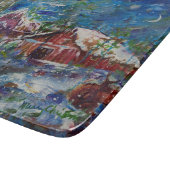 Weihnachten Schneidebrett (Ecke)