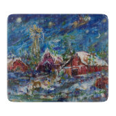 Weihnachten Schneidebrett (Vorderseite)