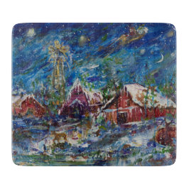 Weihnachten Schneidebrett