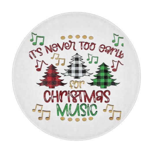 Weihnachten Schneidebrett (Vorderseite)