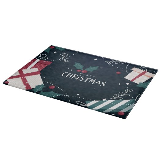 Weihnachten Schneidebrett (Ecke)