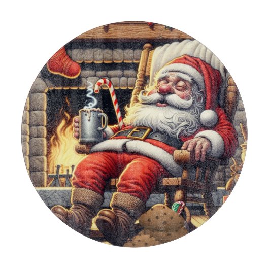 Weihnachten Schneidebrett (Vorderseite)
