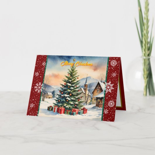 Weihnachten Schöne festliche alte Sammlung Karte (Vorderseite)