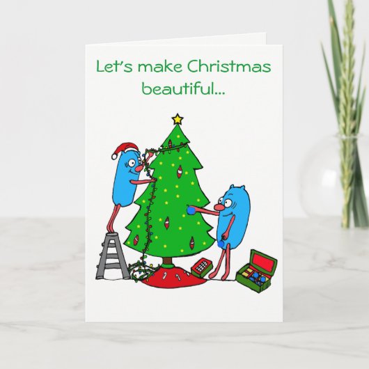 Weihnachten Schöne für Autismus-Wohltätigkeitsorga (Vorderseite)