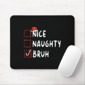 Weihnachten schöne grausame Weihnachtsliste Frauen Mousepad (Mit Mouse)
