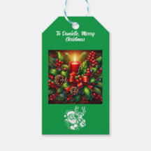 Weihnachten Schöne Kerze und Polar Bären