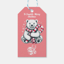 Weihnachten Schöner Weihnachtsmann Geschenkanhänger