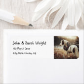 Weihnachten Schönes Brown Horse & Wreath (Insitu)