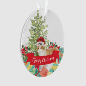 Weihnachten Schottische Folkkatze Ornament (Vorderseite)